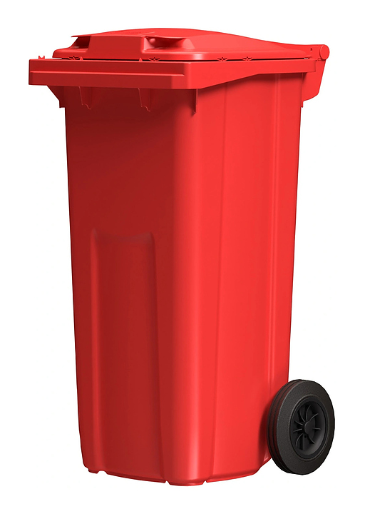 Контейнер для мусора iPlast 27.C29 120 л красный