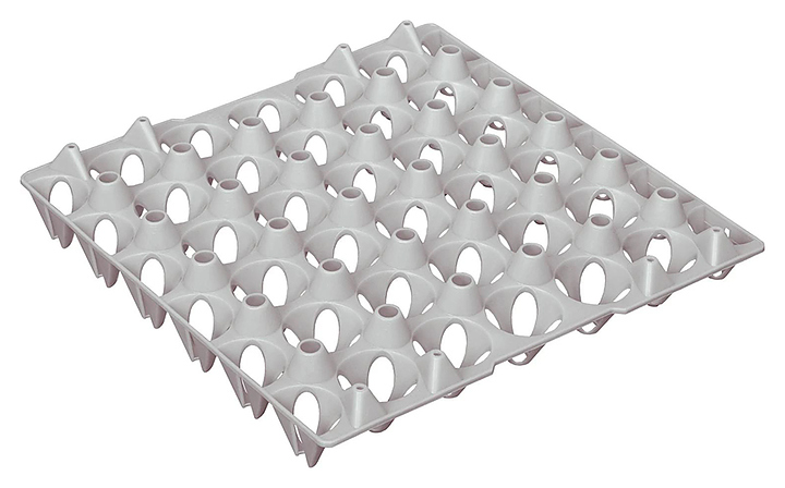 Решетка для яиц ТАРА.РУ 301-А 300х300х48 мм белая