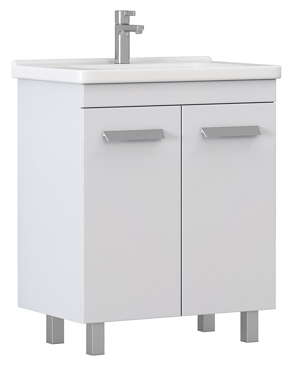 Тумба под раковину VIGO Nova tn.NOV.MIR.60.2D 60 см, белая