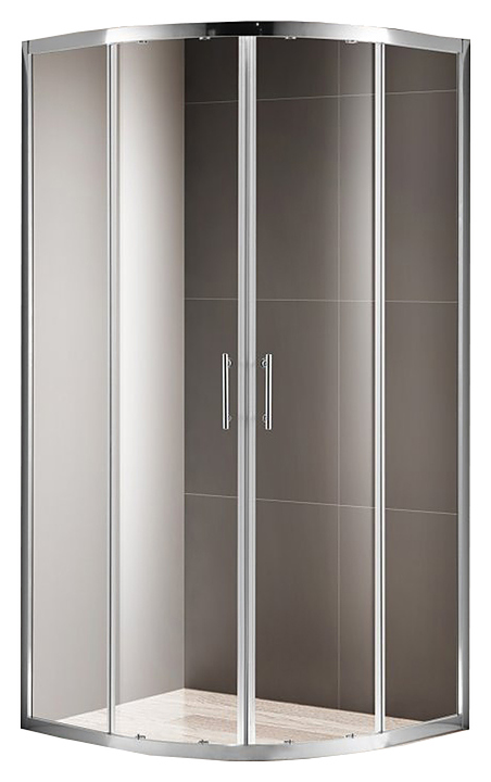 Уголок душевой CEZARES MOMENTO-R-2-100-C-Cr 100х100х195 см