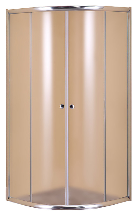 Уголок душевой Agger A01-090MCR/G 90х90х185 см