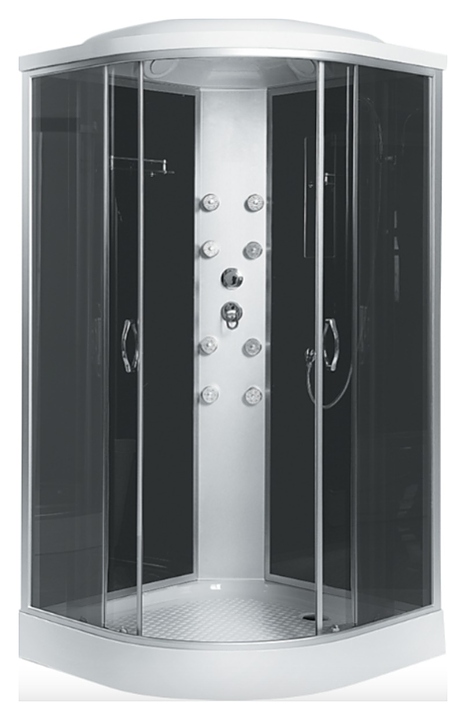 Душевая кабина Erlit ER3509PF-C4-RUS 90x90x215 см с гидромассажем спины