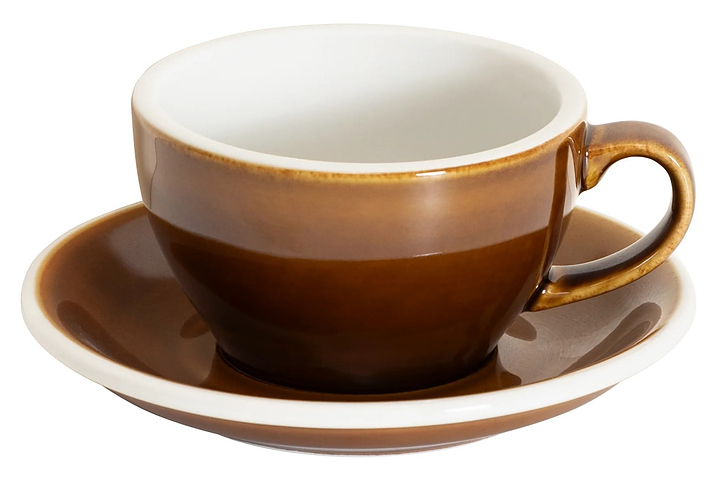 Кофейная пара Loveramics Egg Latte&Cappuccino Cup C088-102BCA/C088-67BCA 250 мл, карамель (caramel)