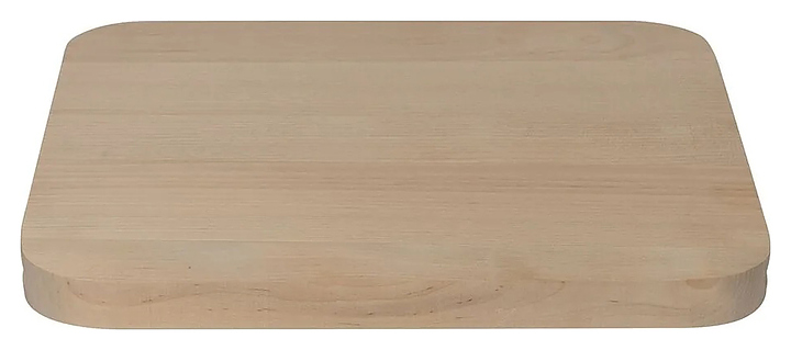 Доска разделочная Luxstahl 400х300х30 мм береза с пазом