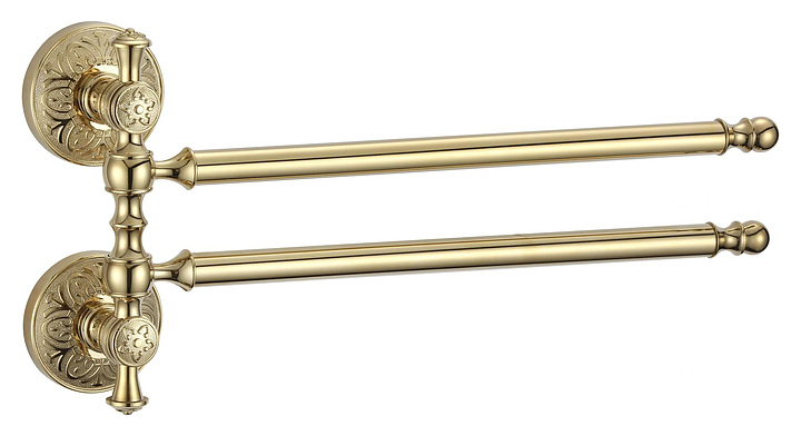 Полотенцедержатель двойной поворотный Savol S-005802B