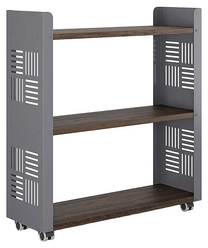 Стеллаж мобильный КОБОР SM3-90/30 graphite/charlston