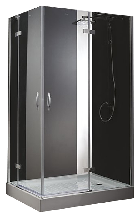 Уголок душевой CEZARES BERGAMO-W-AH-2-100/90-C-Cr-R 100х90х195 см