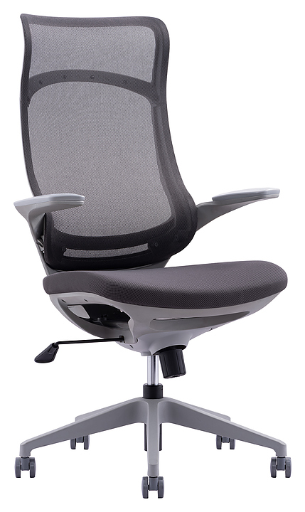 Кресло руководителя Everprof Spirit (сетка) серое