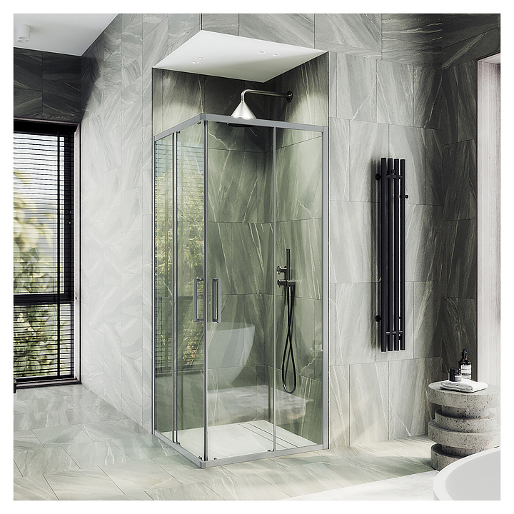 Уголок душевой MaybahGlass MGY-1345-5 100х100х195 см