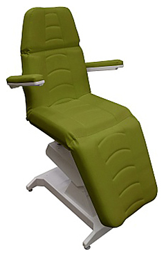 Кресло косметологическое Пластэк-Техник Ондеви-4 с РУ, проводным пультом управления и откидными подлокотниками