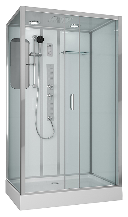 Кабина душевая Niagara NG-6012-01GQR 120x80x210 см, правая