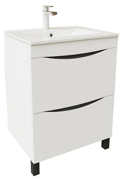 Тумба с раковиной IDDIS Cloud CLO60WFi95K 60 см напольная