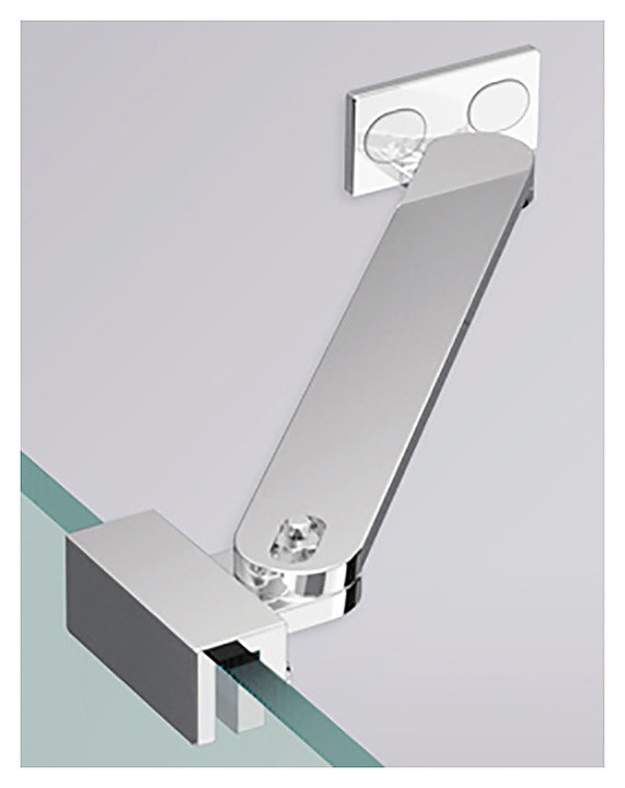 Угловой кронштейн Novellini R80LOU450-K, 45 см, хром