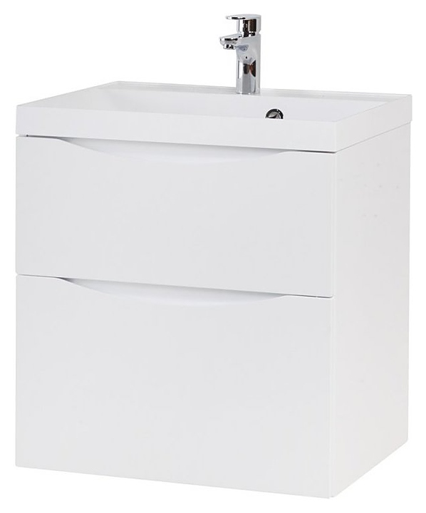 Тумба под раковину BelBagno MARINO-H60-700-2C-SO-BL-P  Bianco Lucido
