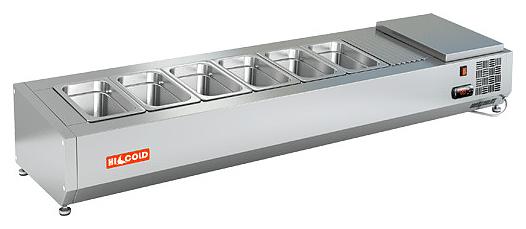 Витрина холодильная HICOLD VRTO 1525 (1/4)