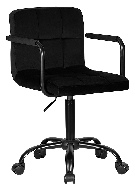Кресло офисное для персонала DOBRIN 9400-LM-N TERRY BLACK (черный велюр) 2 шт.