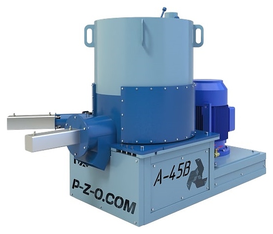 Агломератор ПЗО PZO-А-45B-01 с ременным приводом и ручным раскрытием