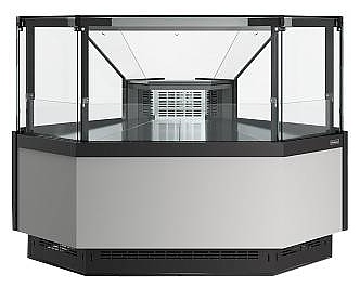 Витрина холодильная Carboma Bavaria 4 GC110 VM 5-1 версия 2.0 (внешний угол) 6006-9005 (без боковин)
