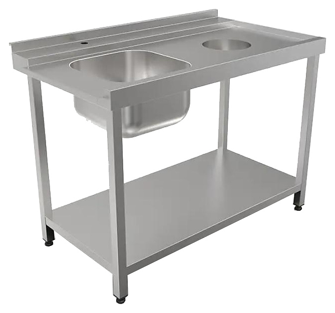 Стол для посудомоечной машины КОБОР СПМ/4-120/70/Л