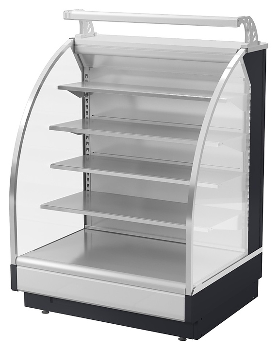 Горка холодильная Lida Stella-mini-2 (2400х970х1600 мм) для пресервов круглая