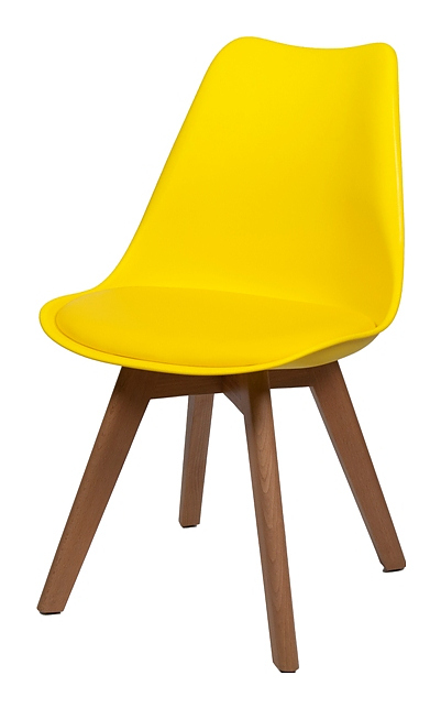 Стул BentWood Eames W лимонный