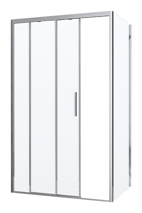 Уголок душевой Vincea Soft VSR-3SO9013CL 130х90 см, прозрачное стекло, хром