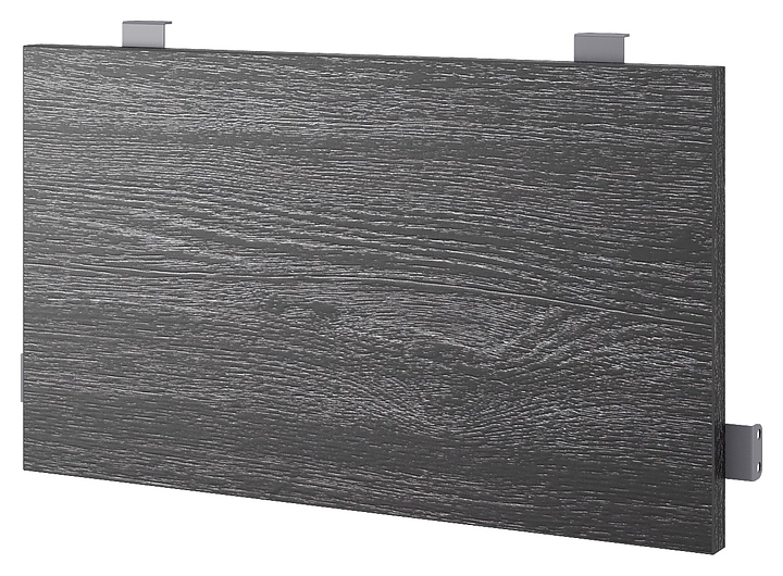 Нижний боковой подвесной экран КОБОР EN2-120 graphite/glazed (ЛДСП)