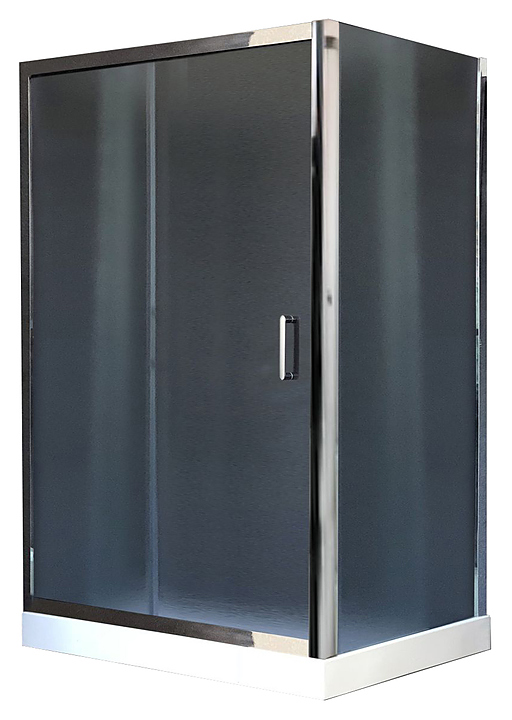 Уголок душевой Royal Bath RB 9120HP-C-CH 120х90х200 см, матовое, хромированный профиль