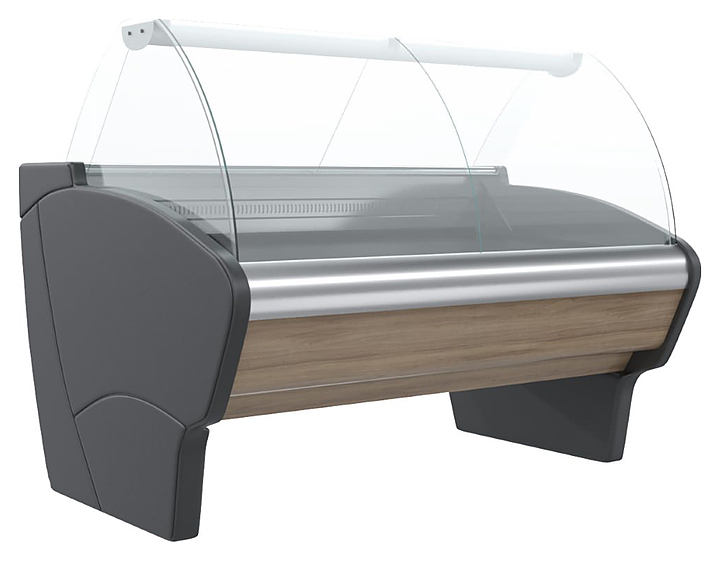 Витрина холодильная Carboma Bavaria G110 SP 1,25-2-1 (ВХСл-1,25 Bavaria G110) (статика, выносной агрегат, без боковин)