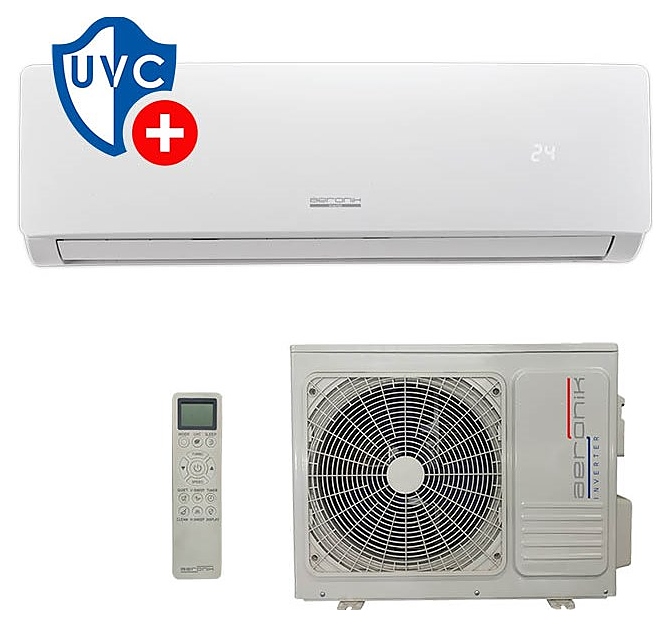 Настенная сплит-система Aeronik Antivirus ASI-09 IU/ASO-09 IU, инвертoр