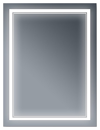 Зеркало БРИКЛАЕР Эстель-2 60 60х80 см с подсветкой и выключателем на взмах руки