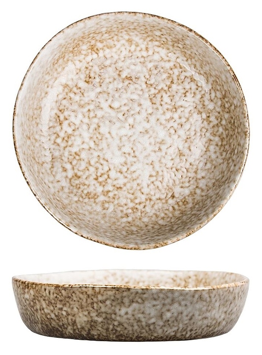 Салатник P.L. Proff Cuisine Brown Spider Silk JM2156 d 18 см h 4,3 см