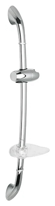 Стойка душевая Wasserkraft A006 с мыльницей, хром