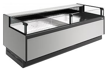 Витрина холодильная Carboma Bavaria 4 GC110 SP 2,5-2 версия 2.0 9006-9005 (без боковин)