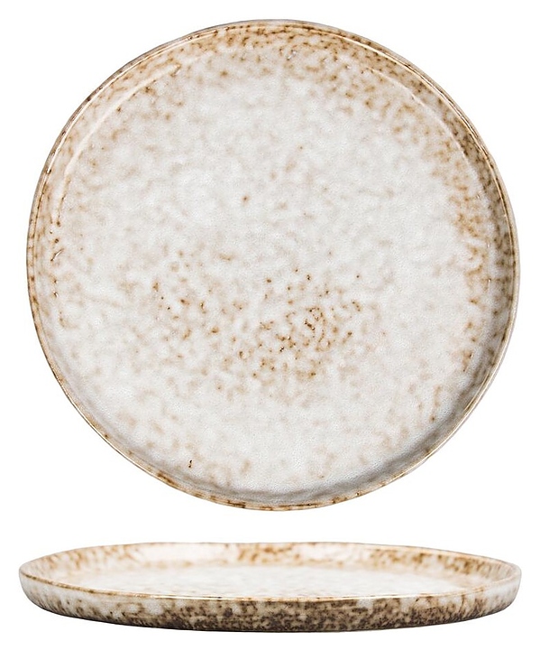 Тарелка с бортом P.L. Proff Cuisine Brown Spider Silk 81223916 270х270 мм