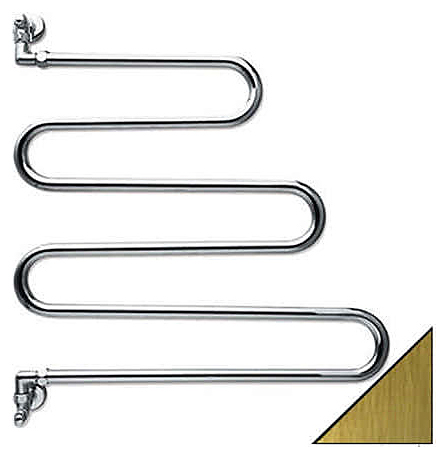 Полотенцесушитель водяной Margaroli Vento 405 Old BRASS бронза