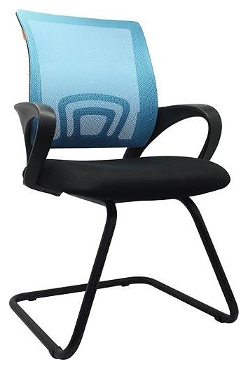 Кресло офисное Chairman 696 V, черно-голубое