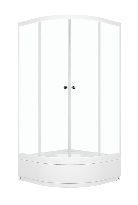 Душевой уголок с поддоном Domani-Spa Delight 88 mid DS0405D88M0Cl00 80х80 см