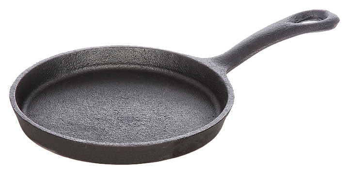 Сковорода порционная Luxstahl 130/15 SM13 чугун