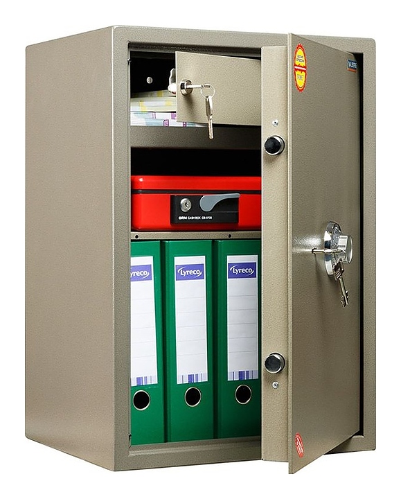 Сейф Valberg ASM 63T CL, 66/13 л, светло-коричневый