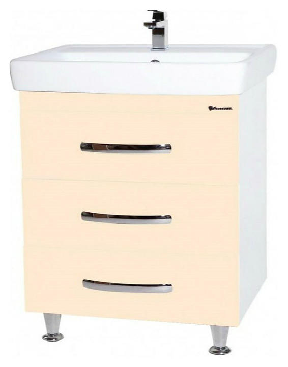 Тумба Bellezza Рокко 80 напольная, под раковину Santek Тигода 80, бежевая