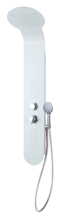 Панель душевая гидромассажная Taliente ТА-G-A03Wcr без излива, белая