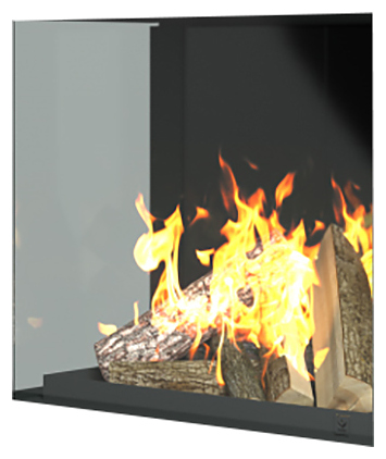 Стекло антибликовое Karma для камина NOBLESSE 90 LFR