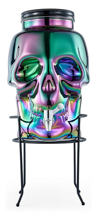 Банка емкость с краном P.L. Barbossa Bad Guys Bar BKDP0030-PB 8 л d 17/15,8 см h 39 cм стекло