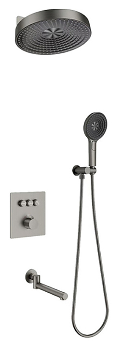 Комплект душевой Bronze de Luxe OMG! 1011GM