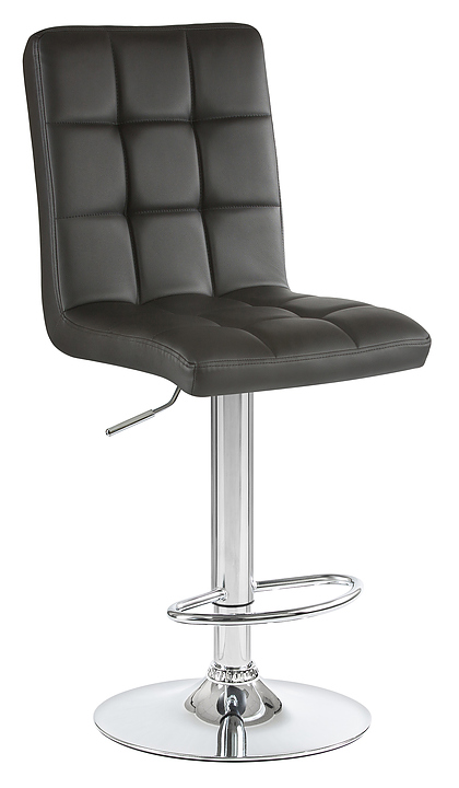 Стул барный DOBRIN 5009-LM-N KRUGER (черный, хром) 2 шт.