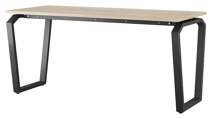 Стол офисный КОБОР TB-140/60 black/natural