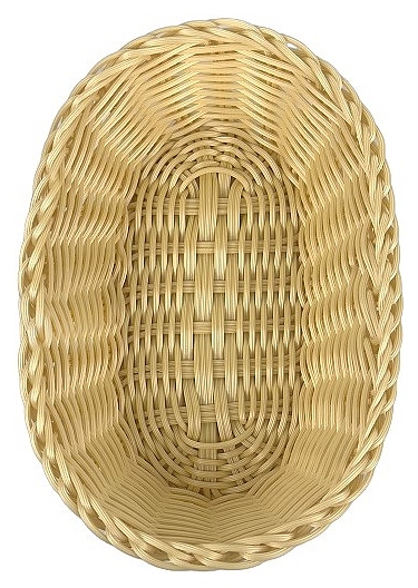 Корзина для хлеба MGprof 69551 полиротанг, бежевая