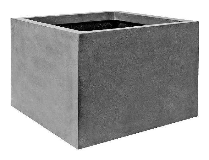 Кашпо Pottery Pots Jumbo middle high (70х53х70 см) серое матовое