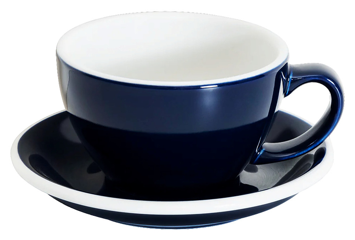 Кофейная пара Loveramics Egg Latte Cup 300-07BDE/08BDE 300 мл, синий (denim)